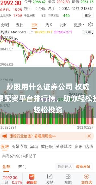 炒股用什么证券公司 权威股票配资平台排行榜，助你轻松投资